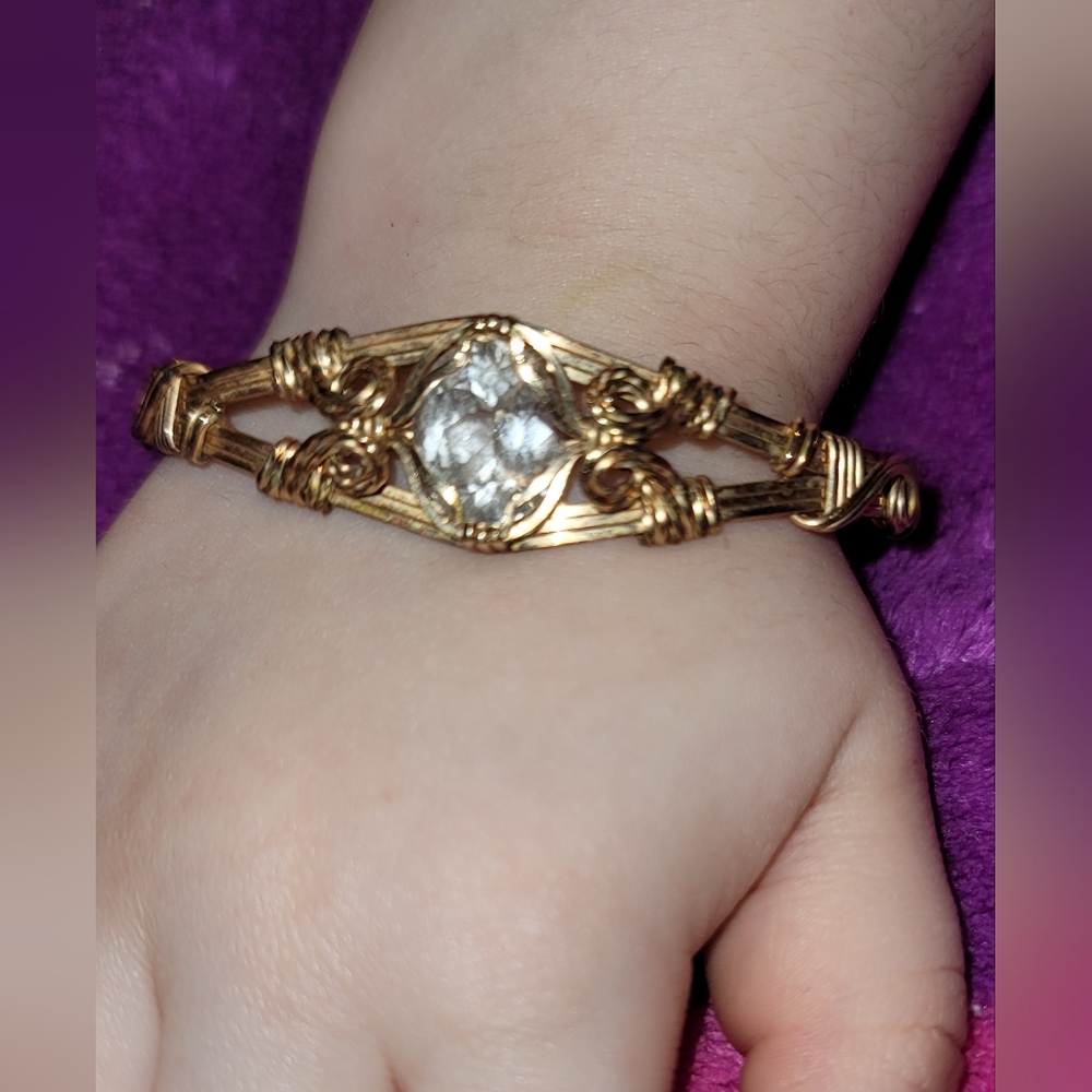 Ronaldo Handmade White Topaz Bracelet